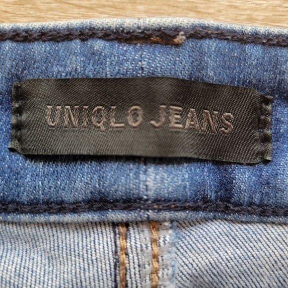 Uniqlo Distressed Tapered Denim Jeans Size 29 - Picture 5 of 5